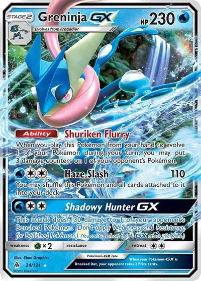 24/131 Greninja GX - Forbidden Light