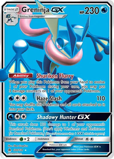120/131 Greninja GX - Forbidden Light