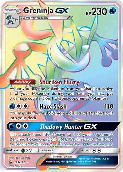 133/131 Greninja GX - Forbidden Light