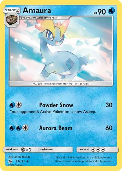 27/131 Amaura Reverse Holo - Forbidden Light