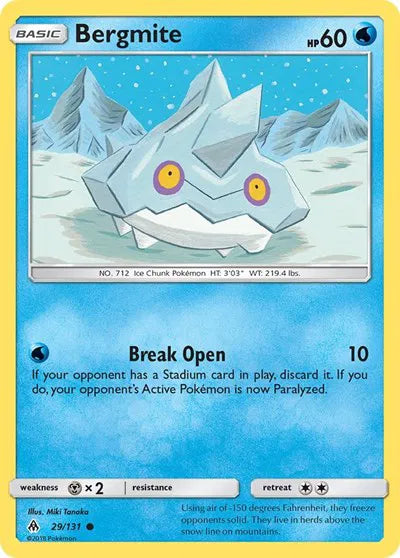 29/131 Bergmite Reverse Holo - Forbidden Light