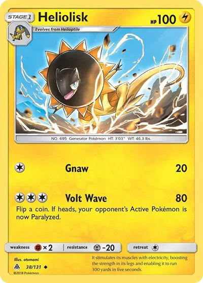 38/131 Heliolisk Reverse Holo - Forbidden Light