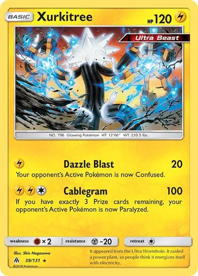 39/131 Xurkitree Reverse Holo - Forbidden Light
