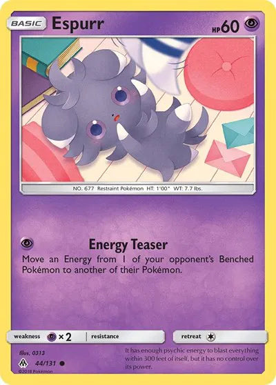 44/131 Espurr Reverse Holo - Forbidden Light