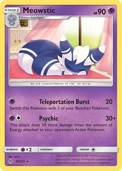 45/131 Meowstic Reverse Holo - Forbidden Light