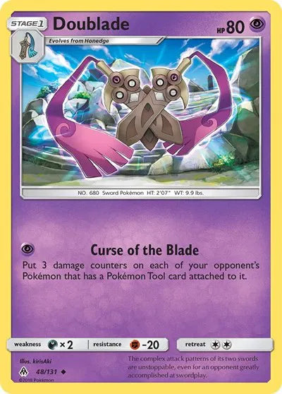 48/131 Doublade Reverse Holo - Forbidden Light