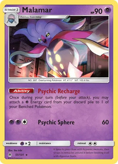 51/131 Malamar Reverse Holo - Forbidden Light
