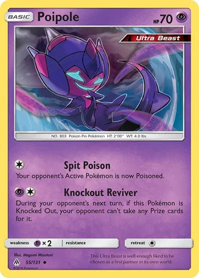 55/131 Poipole Reverse Holo - Forbidden Light
