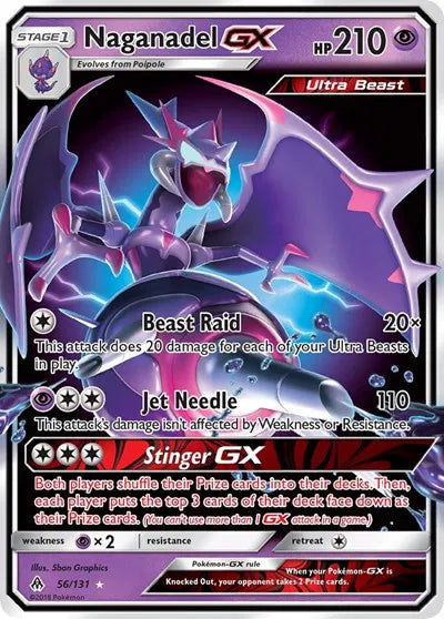 56/131 Naganadel GX - Forbidden Light