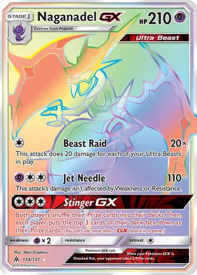 134/131 Naganadel GX - Forbidden Light