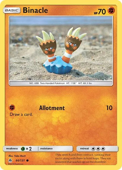 66/131 Binacle Reverse Holo - Forbidden Light
