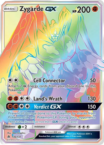 136/131 Zygarde GX - Forbidden Light