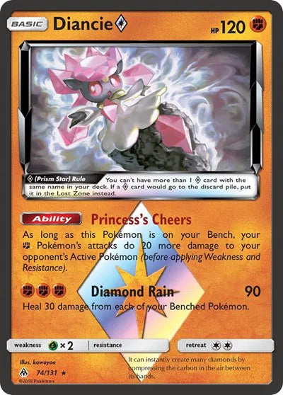 74/131 Diancie Prism Star - Forbidden Light