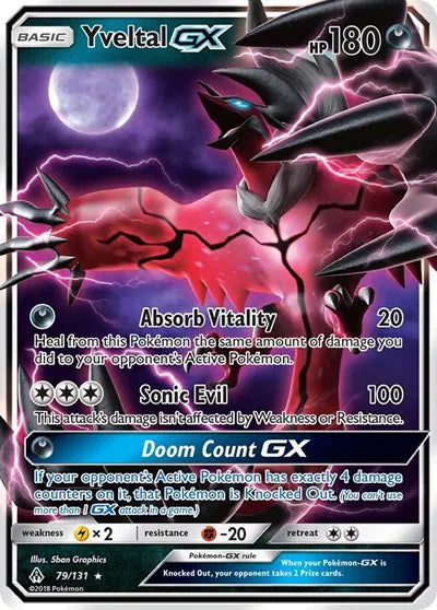 79/131 Yveltal GX - Forbidden Light