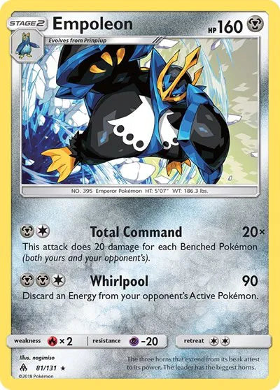 81/131 Empoleon Reverse Holo - Forbidden Light