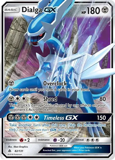 82/131 Dialga GX - Forbidden Light