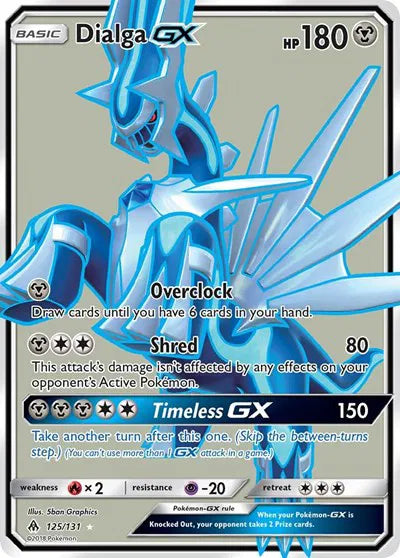 125/131 Dialga GX - Forbidden Light