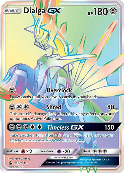 138/131 Dialga GX - Forbidden Light