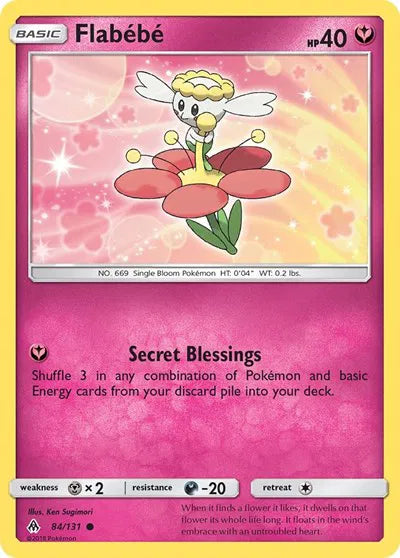 84/131 Flabébé Reverse Holo - Forbidden Light