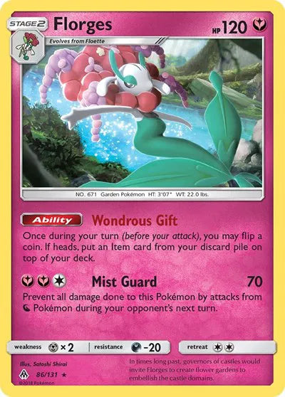 86/131 Florges Reverse Holo - Forbidden Light