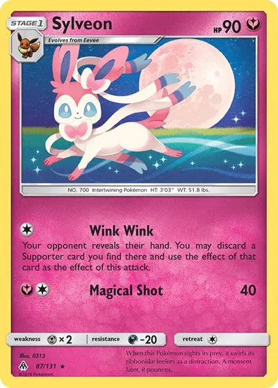 87/131 Sylveon Reverse Holo - Forbidden Light
