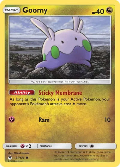 91/131 Goomy Reverse Holo - Forbidden Light