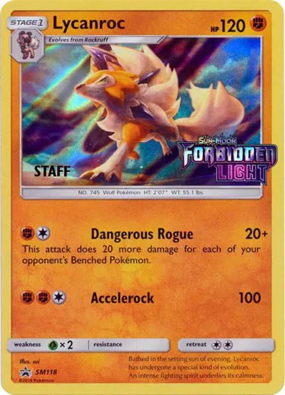 SM118 Lycanroc (Staff)