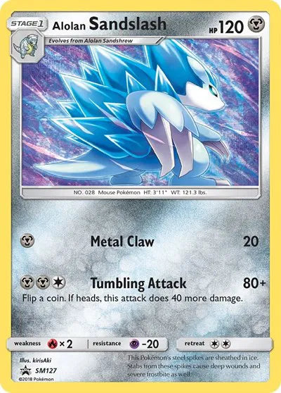 SM127 Alolan Sandslash Holofoil