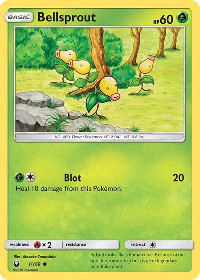 1/168 Bellsprout Reverse Holo