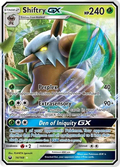 14/168 Shiftry GX - Celestial Storm