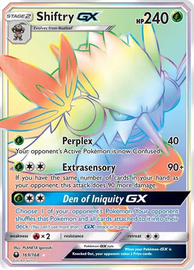 169/168 Shiftry GX - Celestial Storm