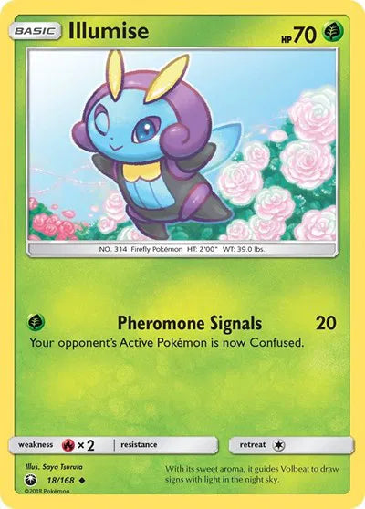 18/168 Illumise Reverse Holo - Celestial Storm
