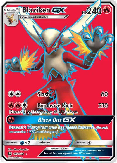 153/168 Blaziken GX - Celestial Storm