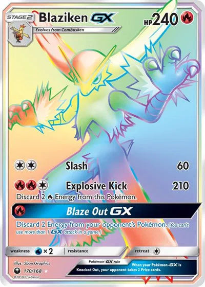 170/168 Blaziken GX - Celestial Storm