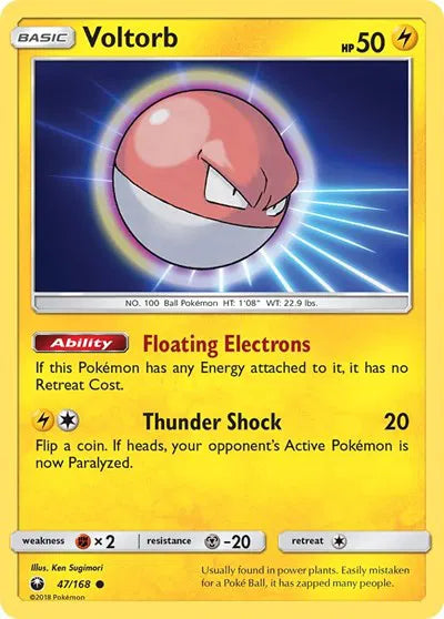 47/168 Voltorb Reverse Holo - Celestial Storm