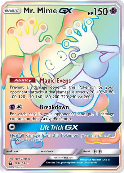173/168 Mr. Mime GX - Celestial Storm