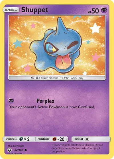 64/168 Shuppet Reverse Holo - Celestial Storm