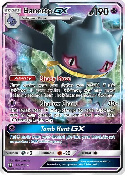 66/168 Banette GX - Celestial Storm
