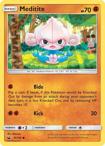 76/168 Meditite Reverse Holo - Celestial Storm