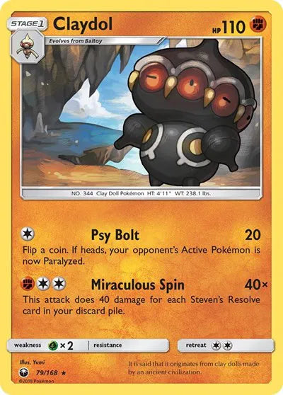 79/168 Claydol Reverse Holo - Celestial Storm