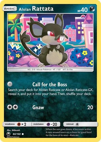 84/168 Alolan Rattata Reverse Holo - Celestial Storm