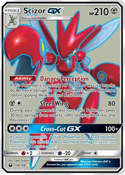 158/168 Scizor GX - Celestial Storm