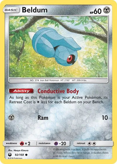 92/168 Beldum Reverse Holo - Celestial Storm