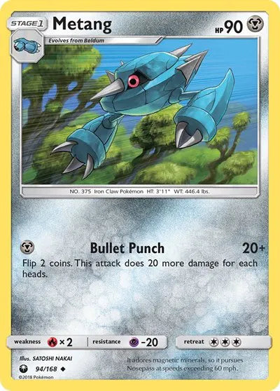 94/168 Metang Reverse Holo - Celestial Storm