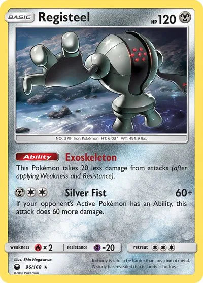 96/168 Registeel Reverse Holo - Celestial Storm