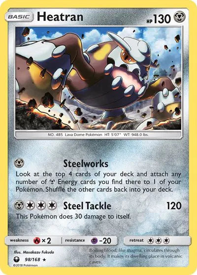 98/168 Heatran Holofoil - Celestial Storm