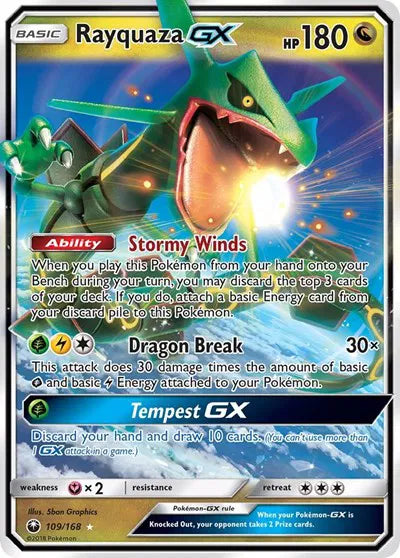 109/168 Rayquaza GX