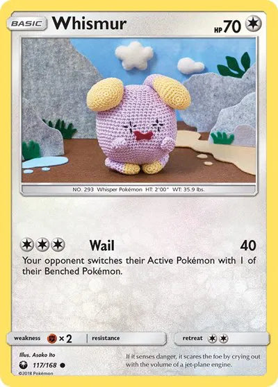 117/168 Whismur Reverse Holo