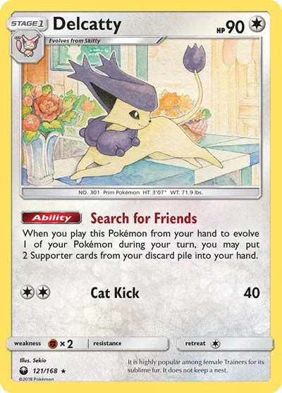 121/168 Delcatty Holofoil