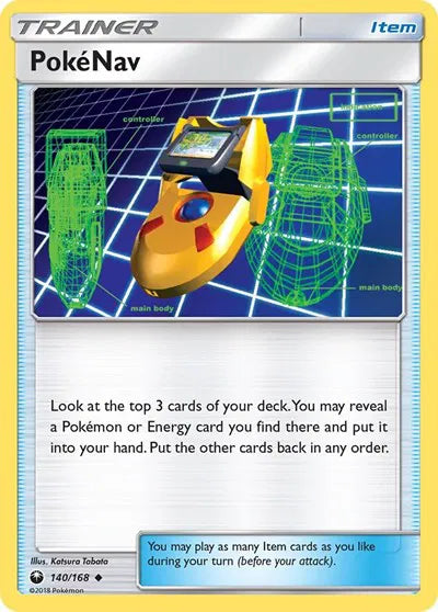 140/168 Pokénav Reverse Holo - Celestial Storm